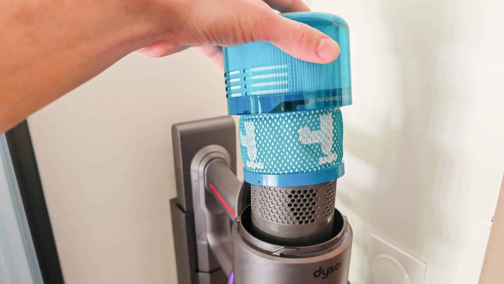 La filtration multicyclonique est très efficace. Le filtre est à laver une fois par mois selon l'encrassement. (c) Labo Maison