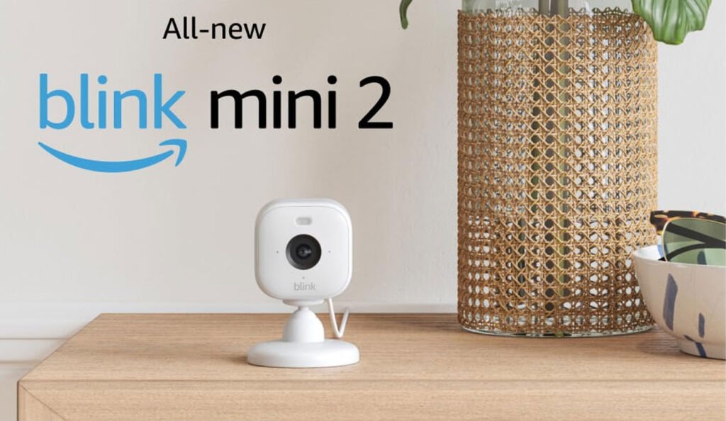 Caméra de surveillance Blink Mini 2 : attendue en France à 40 euros.
