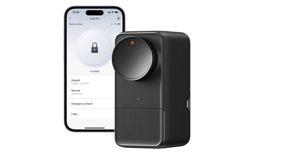 Serrure connectée SwitchBot Lock Pro.