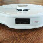 Test du Roborock Qrevo Master : de bonnes performance d'aspiration sur parquet et carrelage. (c) Labo Maison
