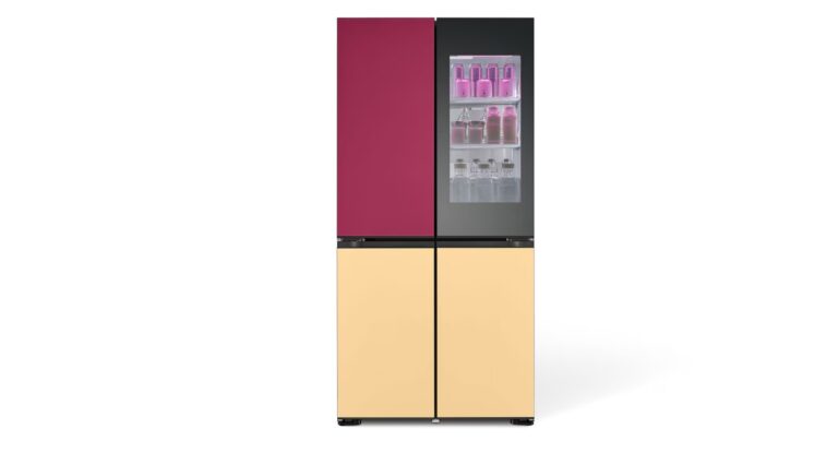 LG Multiportes MoodUP GMV960NNME : le réfrigérateur boite de nuit