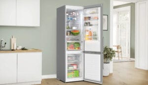 Réfrigérateur combiné Bosch KGN39AIBT avec système Twin No Frost MultiAirFlow.