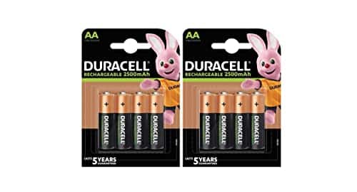 Duracell Rechargeable Ni-MH AA 2500 mAh