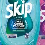 Skip lessive pour les cycles courts des lave-linge