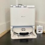 Aspirateur robot laveur de sols Ezviz RS20 Pro (c) Labo Maison