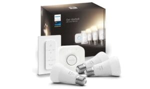 French Days Kit Philips Hue White E27 à 64,99 € au lieu de 99 €.