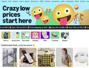 Amazon lance Haul, une nouvelle plateforme pour concurrencer Temu et Shein.