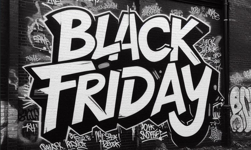 Black Friday. Image réalisée par Copilot