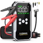 Yusman F03, un booster de batterie de voiture avec pinces de sûreté et compresseur à air