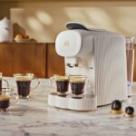 La machine à café à capsules L'Or Barista Plissé by Alessi