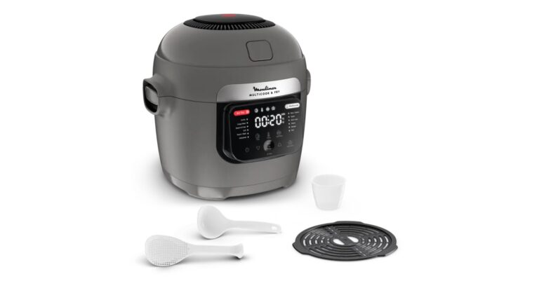 Le Moulinex Multicook & Fry : multicuiseur et airfryer