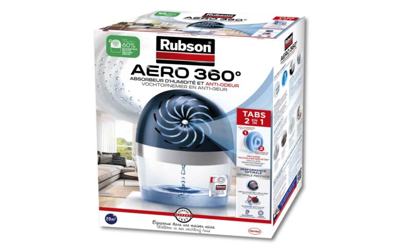 Déshumidificateur Rubson Aero 360° 20m².