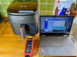 Test du air fryer Cosori TurboBlaze au laboratoire (c) Labo Maison