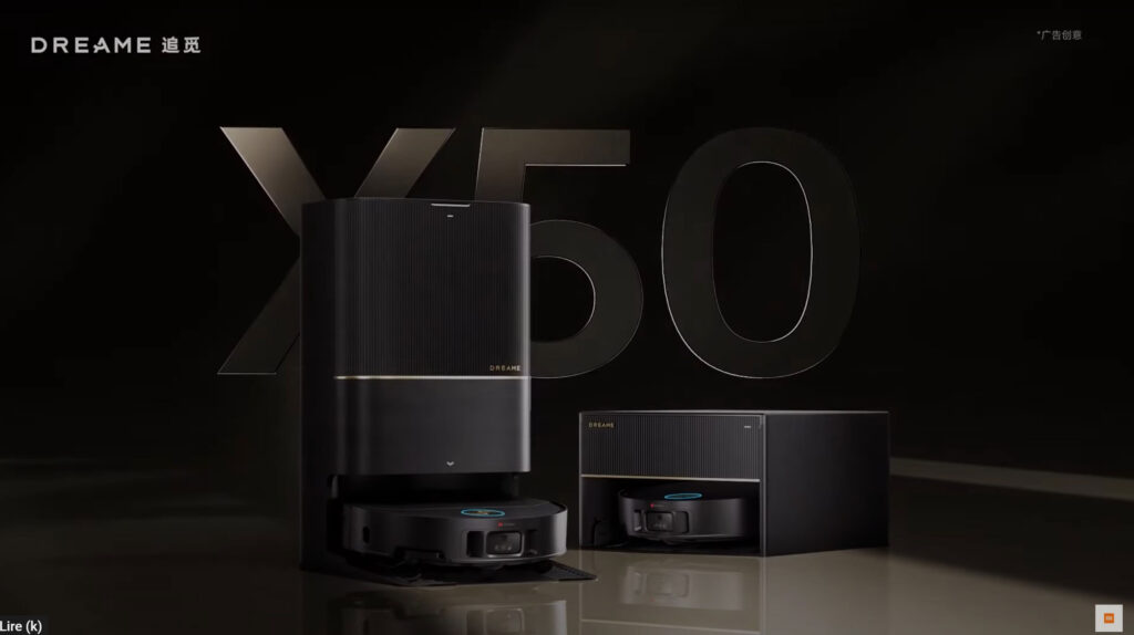 Aspirateurs robots Dreame X50 Ultra et X50 Master.