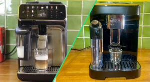 Philips Serie 5500 LatteGo vs Delonghi Magnifica Evo Next : quelle machine à café à grain choisir ? (c) Labo Maison