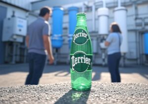 Perrier en crise : contaminations et pratiques interdites menacent son statut d'eau minérale. (c) Groke
