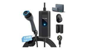 Chargeur d'appoint Bokman BKM23605, BKM23608 et BKM23610 livré avec de nombreux accessoires.