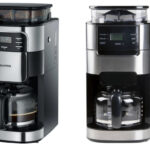 La machine à café filtre Severin KA9210 proposée par Lidl à gauche, la Aldi Ambiano à droite