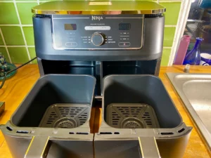 Les deux paniers du air fryer Foodi Max AF400EU de Ninja (c) Labo Maison
