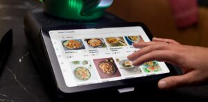 L'écran de 10 pouces du Thermomix TM7