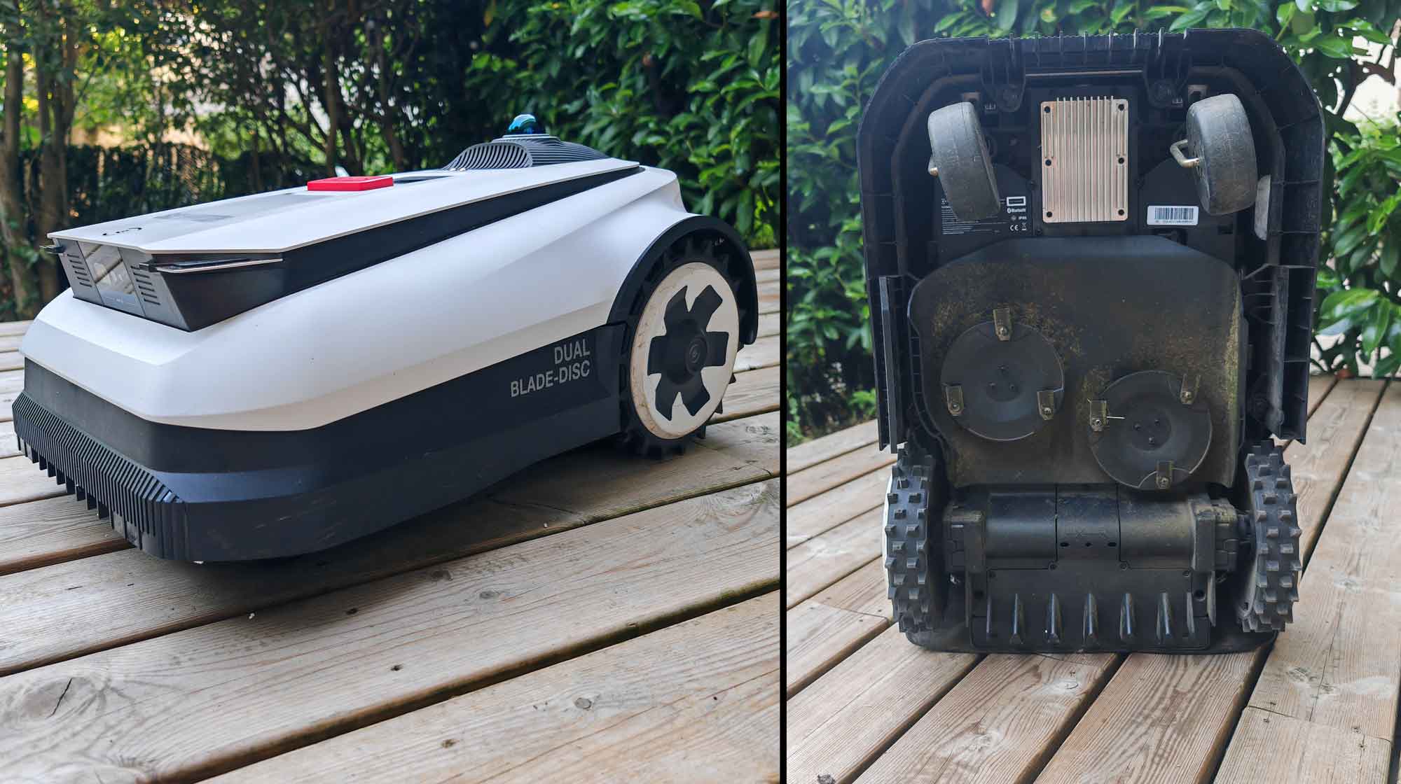 Disques de coupe Dual Blade du robot tondeuse Ecovacs Goat A3000 LiDAR