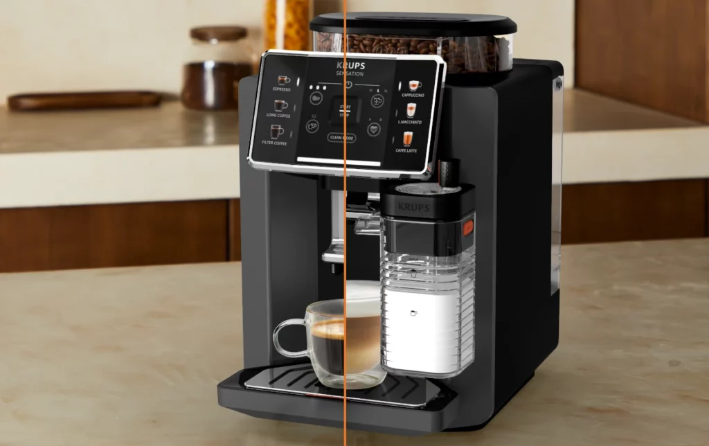 Machine à café à grain Krups Sensation lait