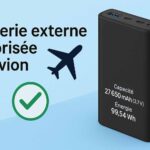 Peut-on prendre une batterie externe en avion ?