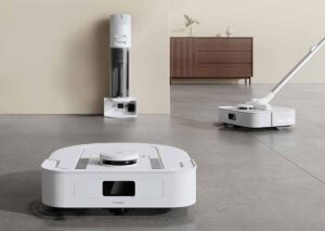 Passe du mode robot au mode balai en quelques secondes grâce à sa poignée amovible.