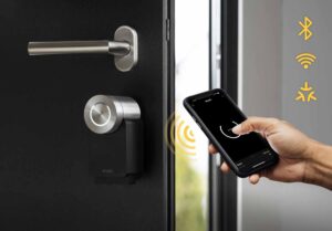 Serrure connectée Nuki Smart Lock Pro 4e génération à 199,99 €.