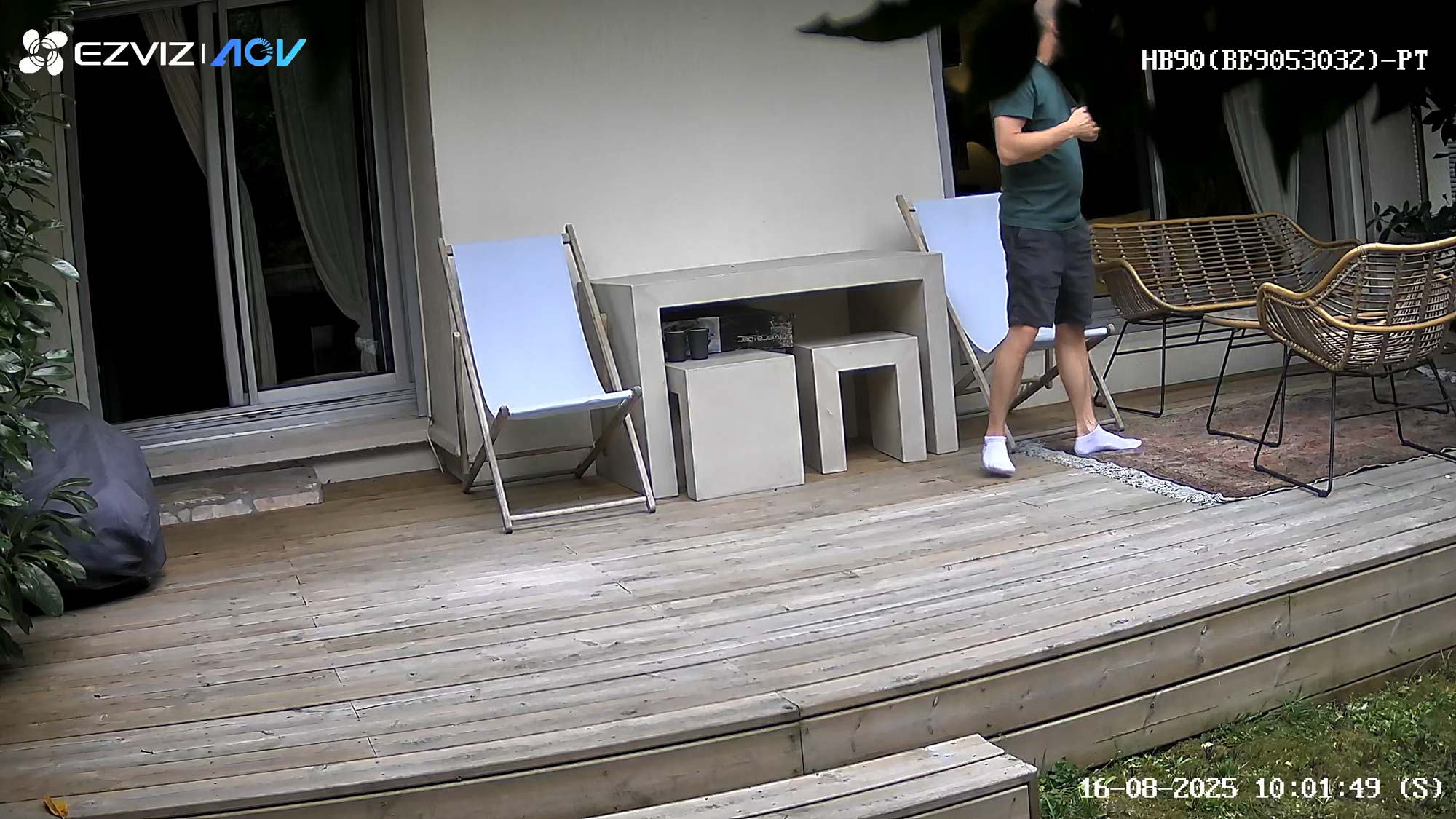 Qualité d’image en plein jour capturée par la caméra Ezviz HB90