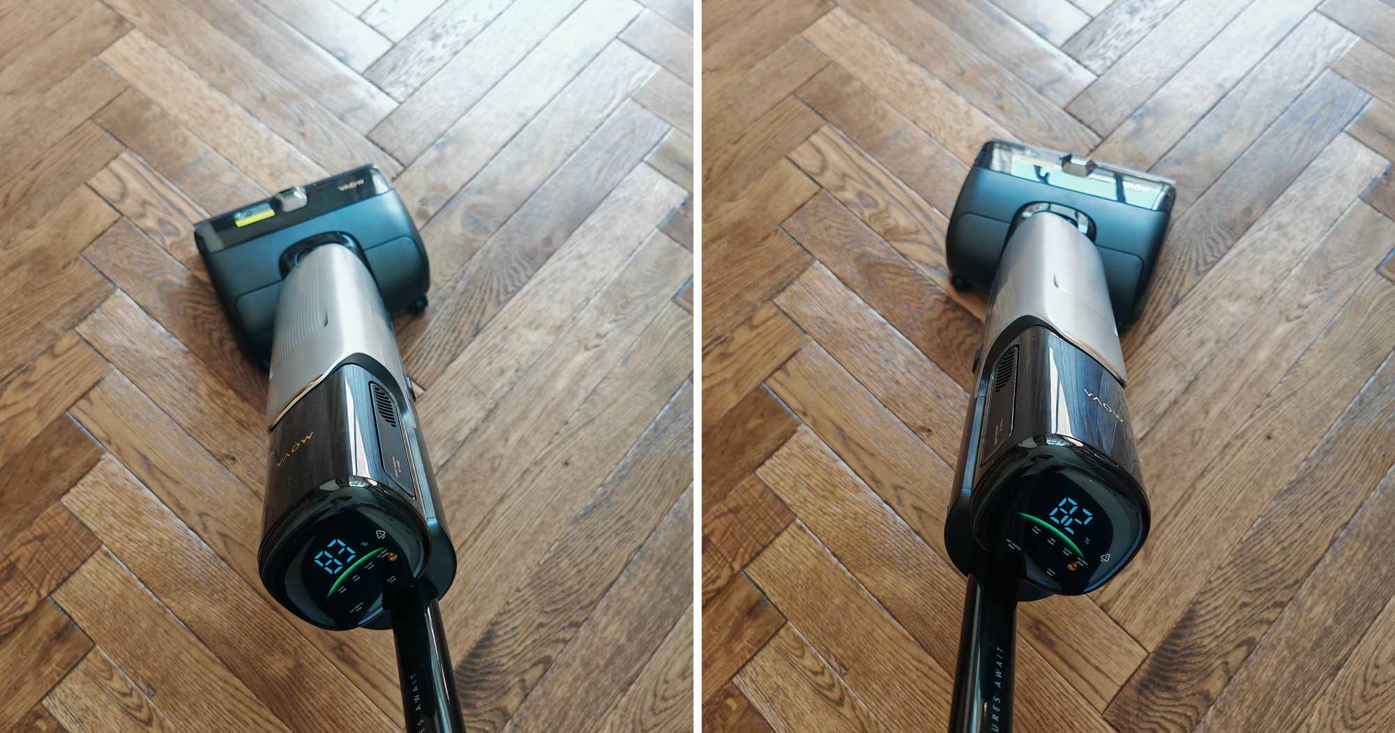 La tête manque de souplesse, ce qui gêne les virages et les zones étroites. © Labo Maison