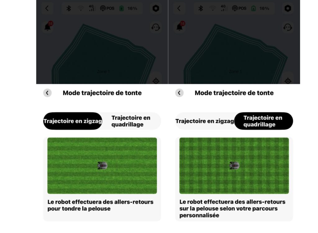 Mise à jour de l'app Mammotion