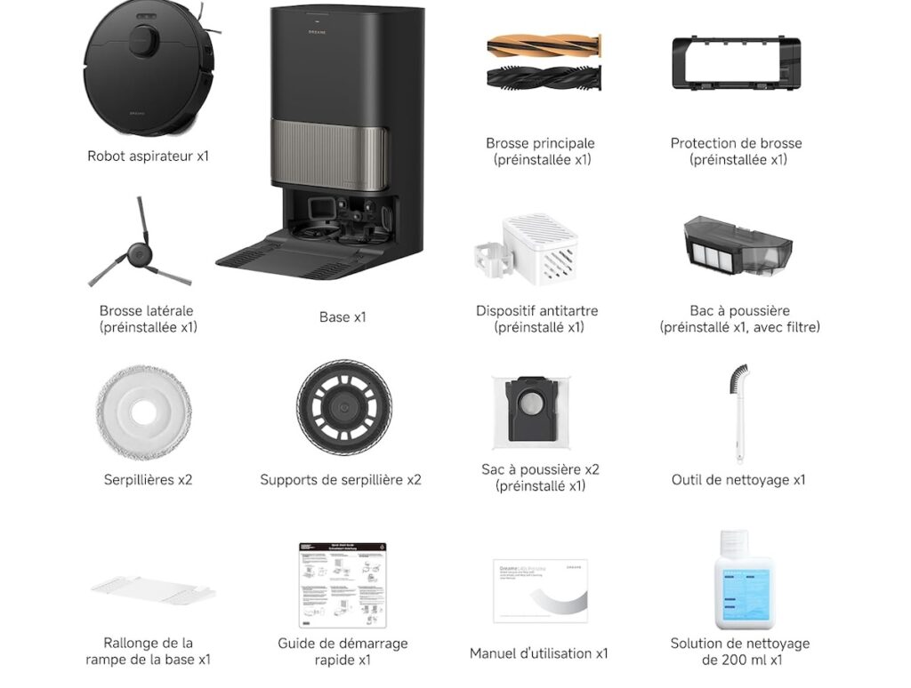 Accessoires du Dreame L40S Pro Ultra