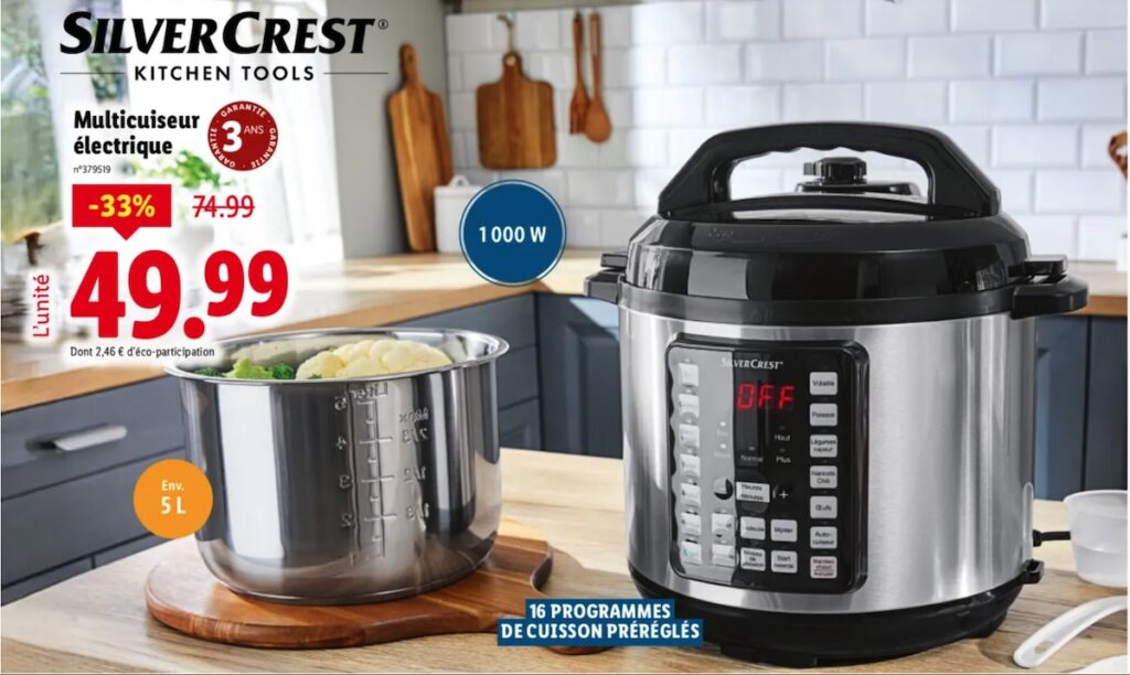 Lidl Multicuiseur en promo