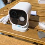 Contenu de la boîte de la caméra Aqara G5 Pro Wi-Fi.