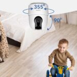 Caméra Imou avec vision panoramique motorisée 360 degrés.