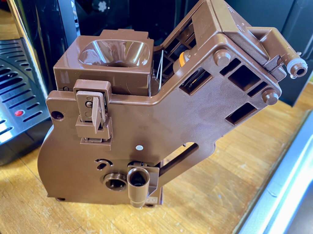 Le bloc d'extraction de la machine à café Lidl © Labo Maison