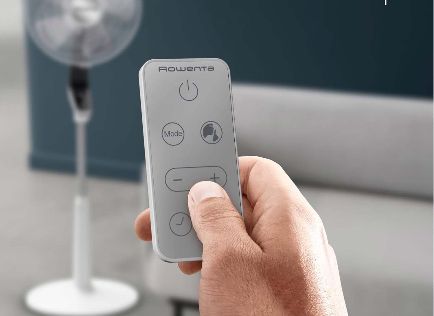 Télécommande fournie avec le ventilateur Rowenta Turbo Silence Extreme