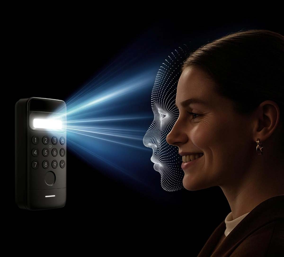 Clavier connecté SwitchBot Keypad Vision avec caméra intégrée