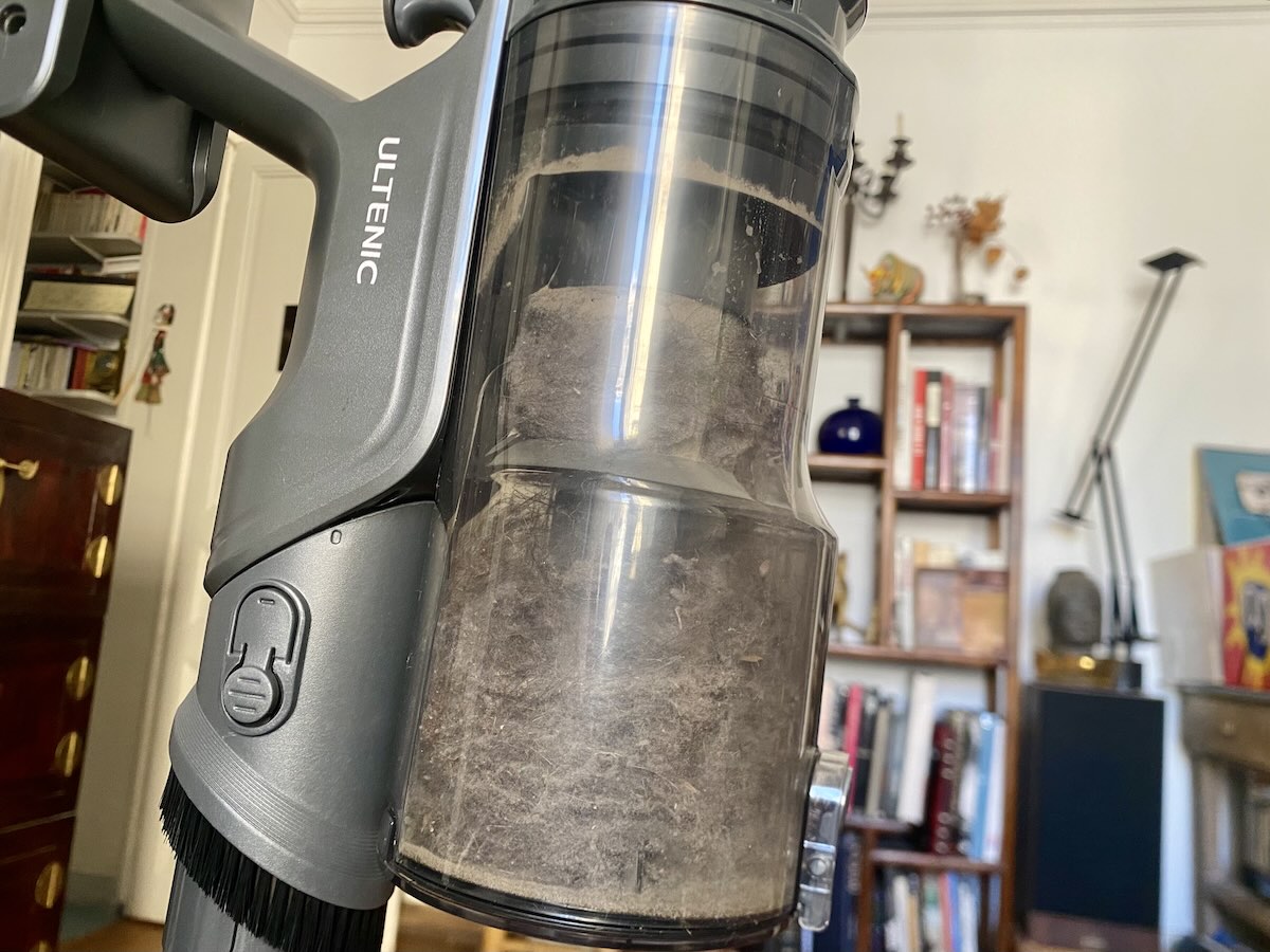 Le collecteur de poussière de l'Ultenic U20 © Labo Maison