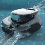 Vue du système d’aspiration et des brosses du Scuba SE