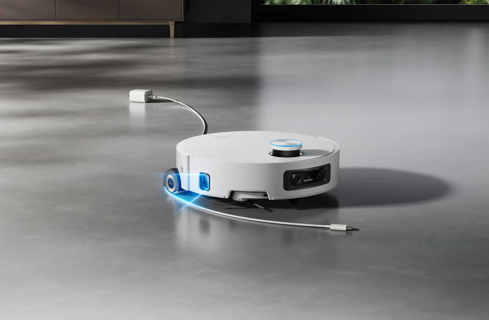 Capteur latéral du robot Dreame utilisant une lumière structurée