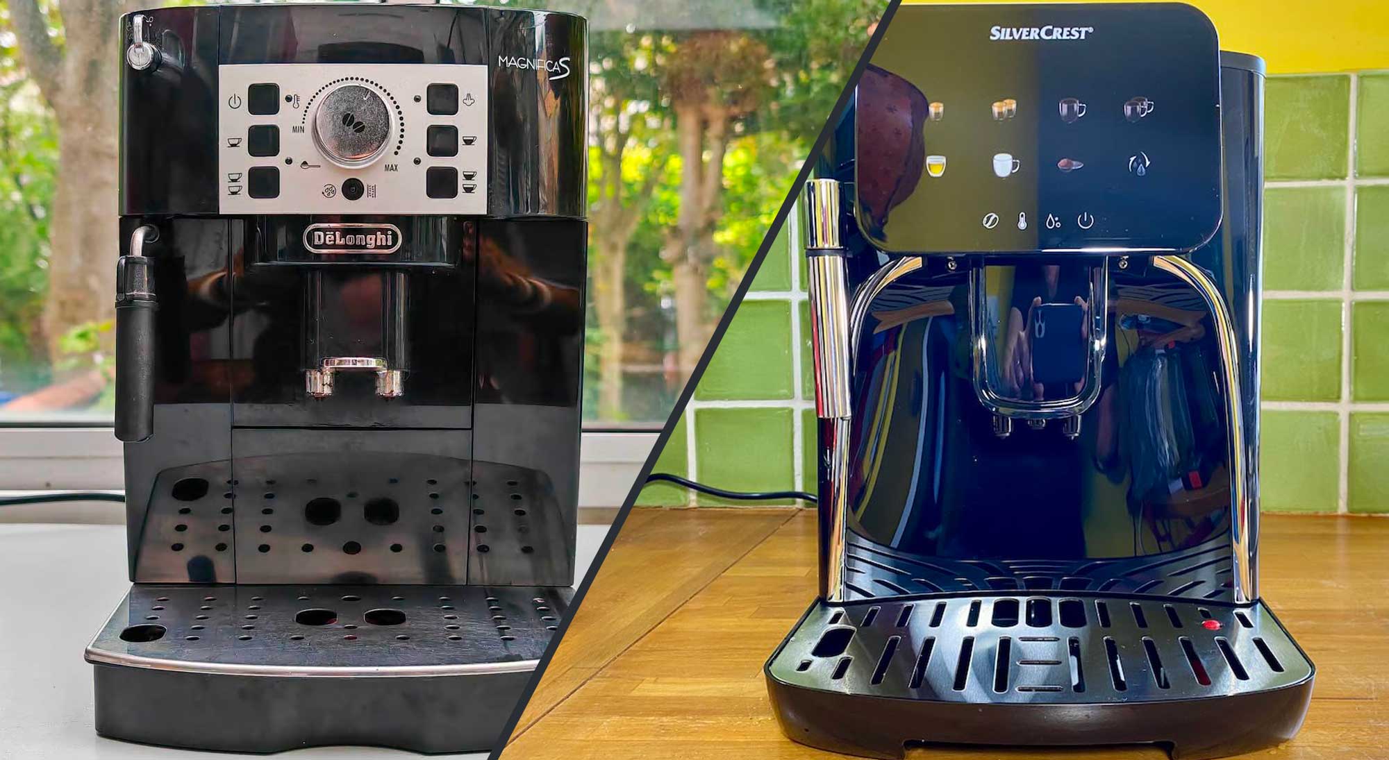Duel Delonghi Magnifica S vs Lidl Silvercrest SKVA 1450 A1 (c) Labo Maison
