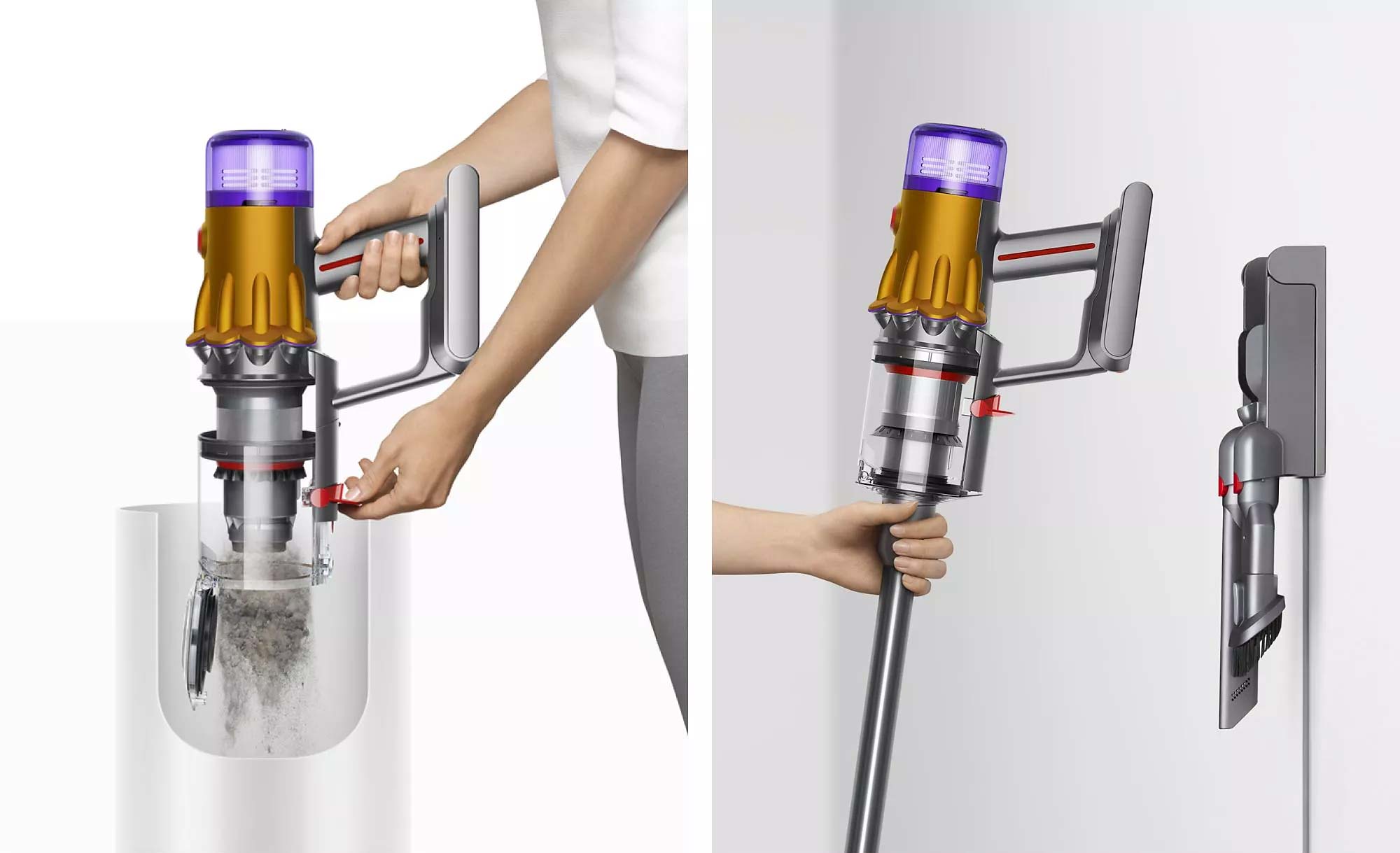 Collecteur du Dyson V12 Origin et support mural