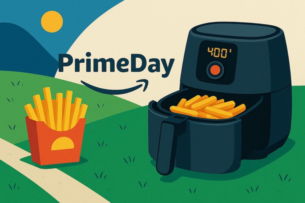 Promos air fryers Prime Day Amazon 2025