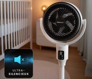 Ventilateur Pro Breeze AirFlo 43" en fonctionnement silencieux