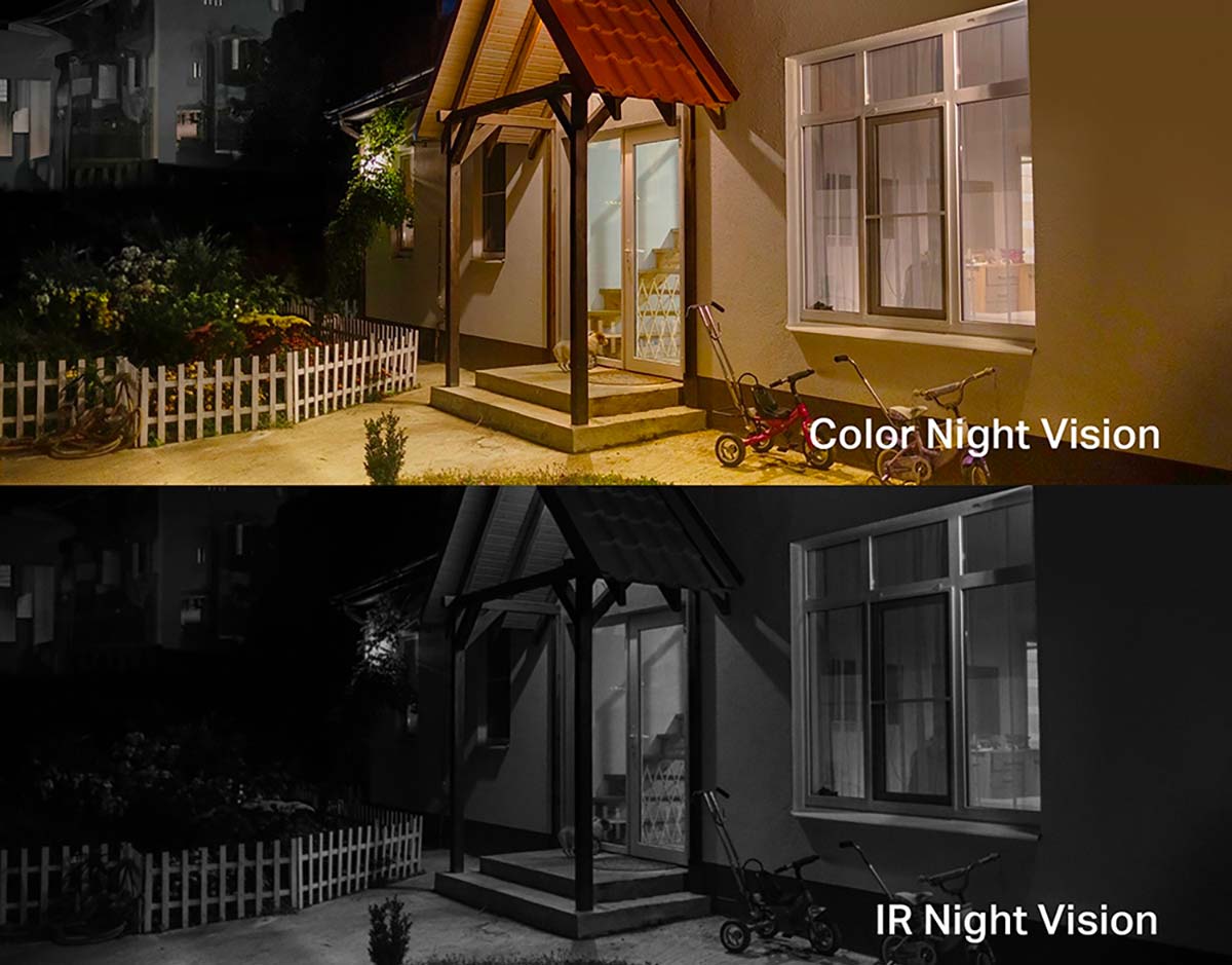 Vision nocturne couleur jusqu’à 9 m avec la caméra TP-Link Tapo C410