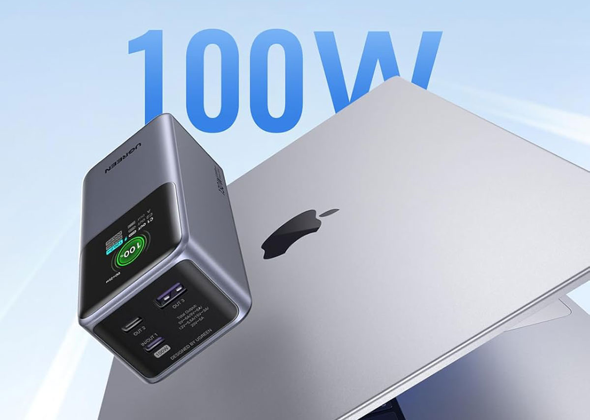 Batterie externe Ugreen Nexode délivrant jusqu’à 100 W via USB-C