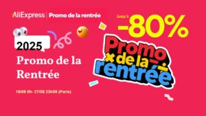 AliExpress Promos de rentrée