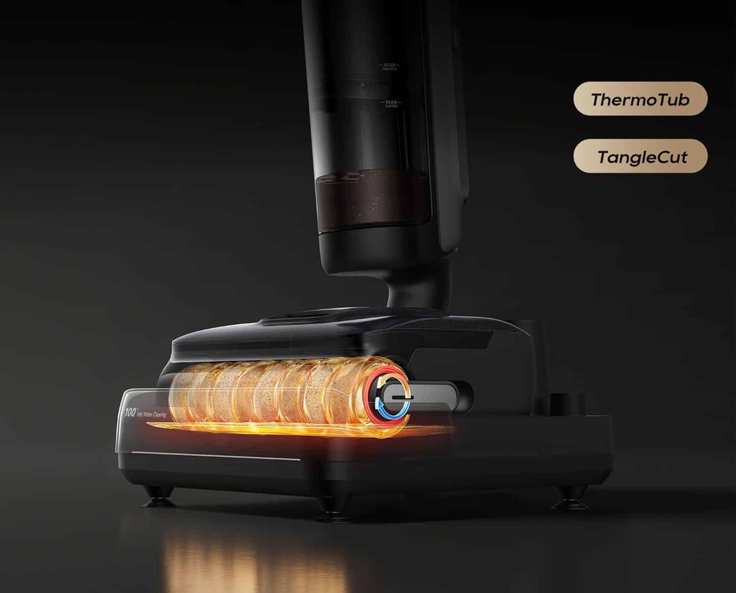 Station de lavage automatique du Dreame H15 Mix à 100 °C